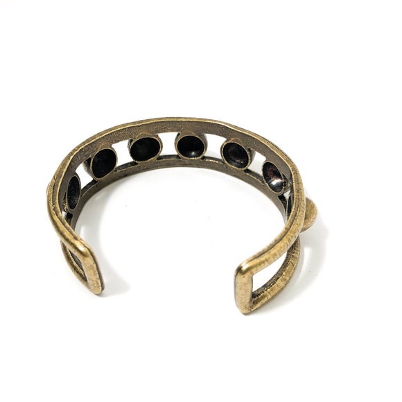 Vanessa Mooney Out All Night Cuff in Brass - Picture 3 of 4